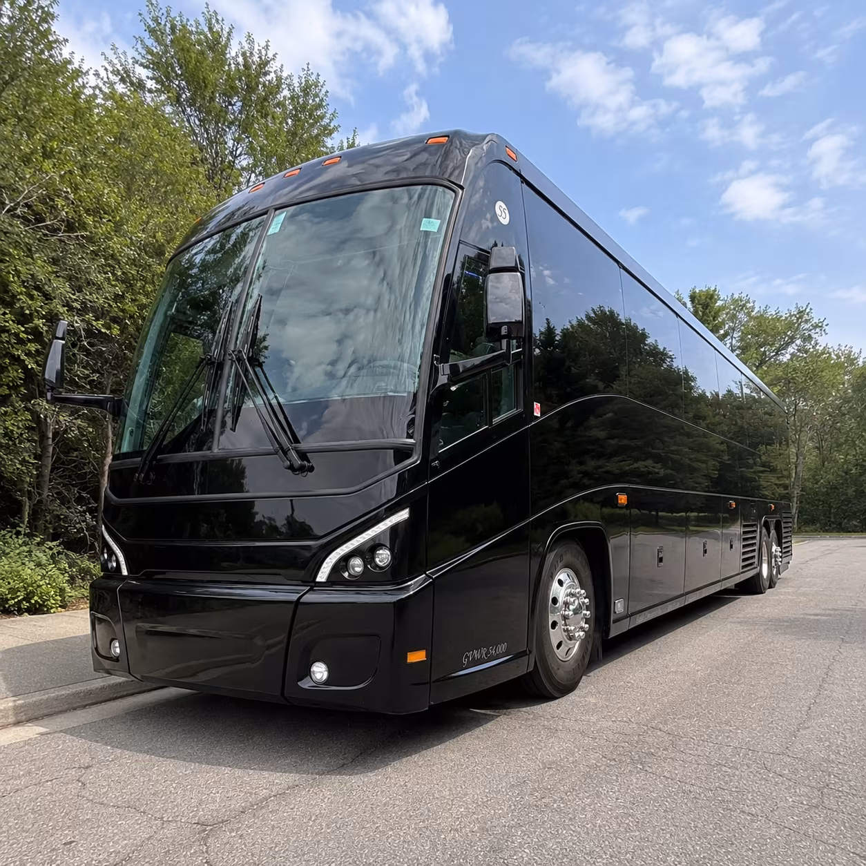 charter buses for college campus tours and high school academic programs