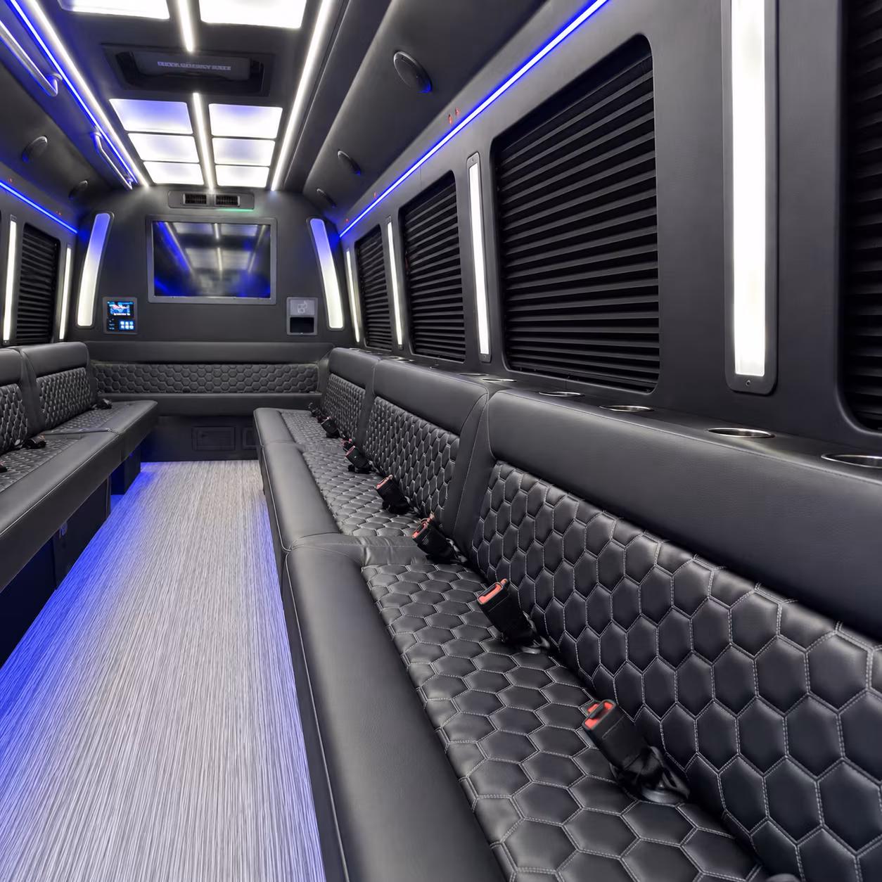 compton holiday party bus rental