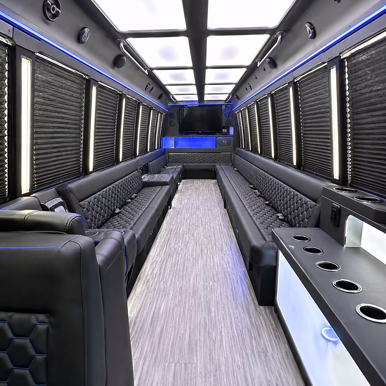 compton party bus interior