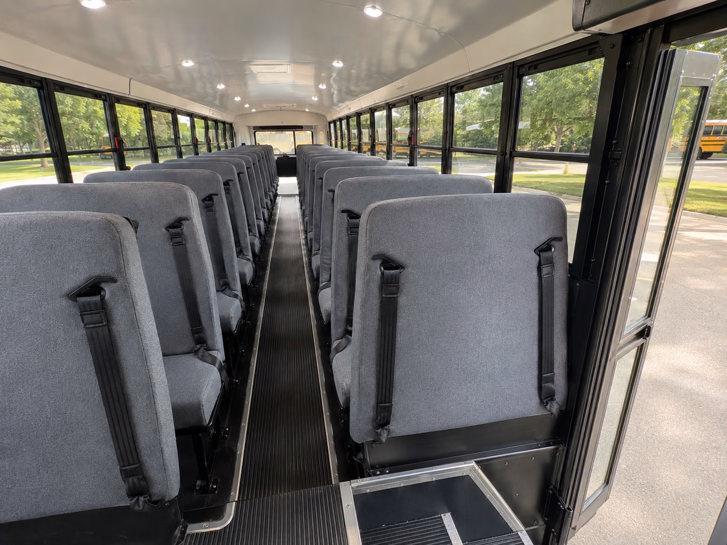compton school bus interior