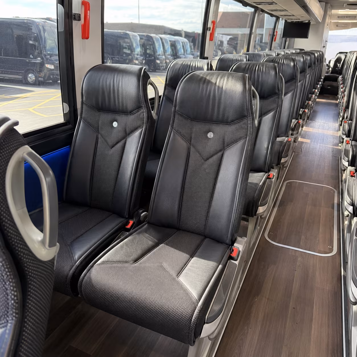 compton sporting event transportation onboard seating