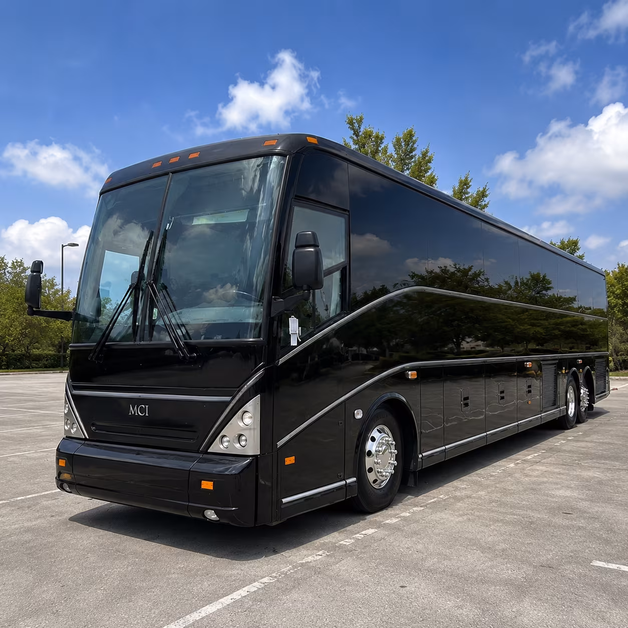 how one way transfers round trips and multi day bookings are priced for bus rentals in compton