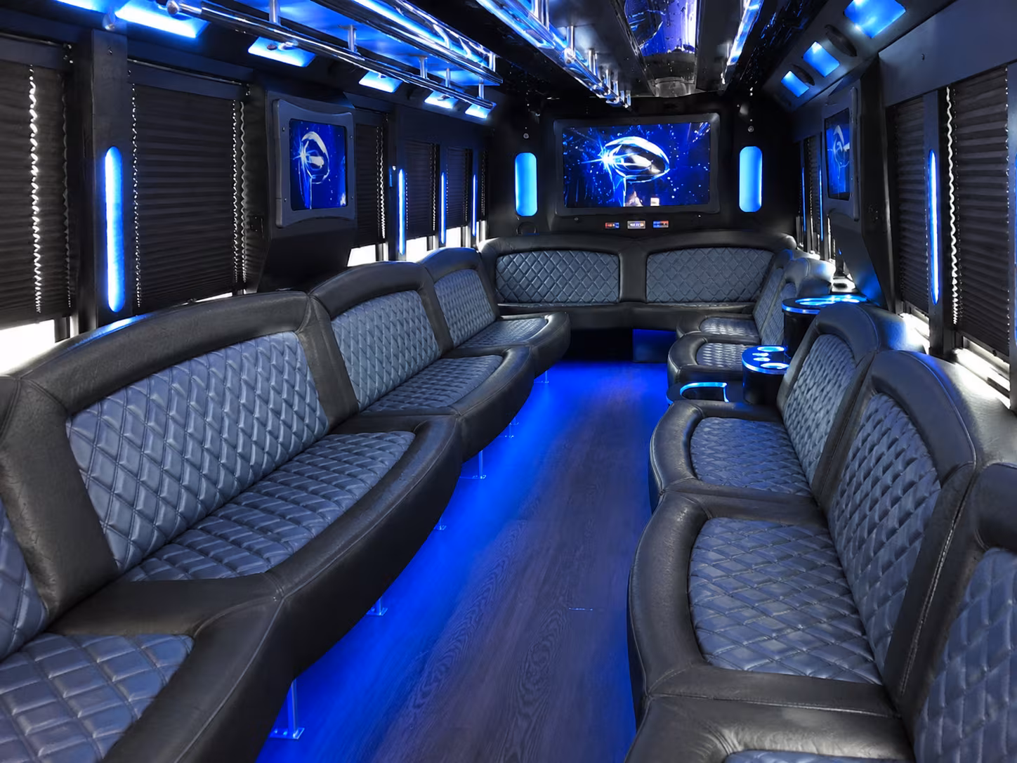 quinceanera and birthday party buses rolling through compton